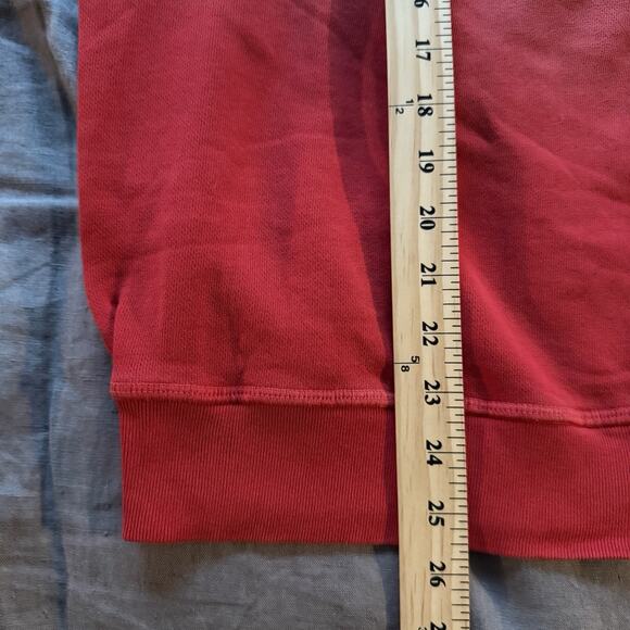 Re/Done Sweatshirt Oversized Crewneck Red Ombre Size XS - Picture 3 of 6